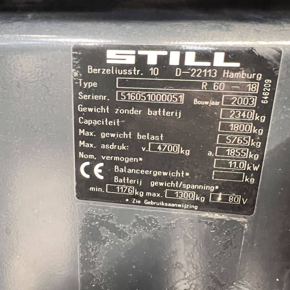 Электропогрузчик Still R60-18: фото 19