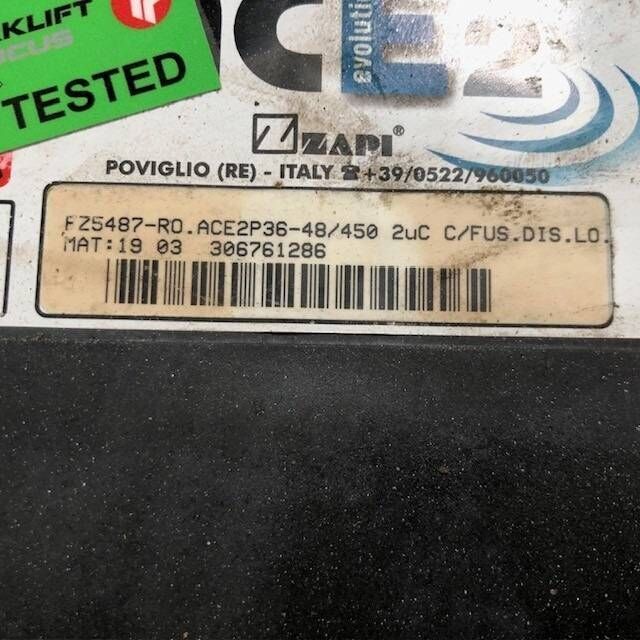 Zapi FZ5487-RO.ACE2P36-48/450 Motor controller - Электрическая система для Погрузочно-разгрузочной техники: фото 4 Zapi FZ5487-RO.ACE2P36-48/450 Motor controller - Электрическая система для Погрузочно-разгрузочной техники: фото 4