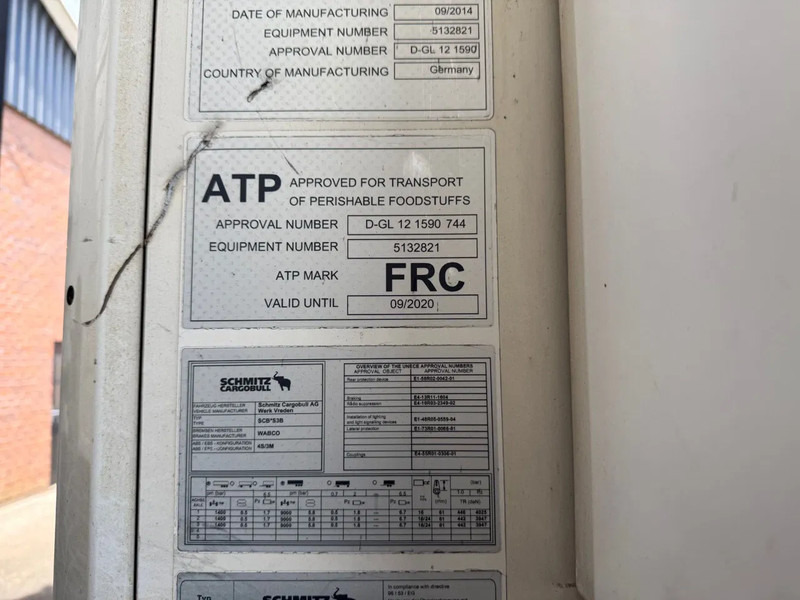 Изотермический полуприцеп Schmitz Cargobull SKO 24 5x Meatrails Rohrbahnen Fleisch Hooks Carrier Vector 1950MT: фото 20