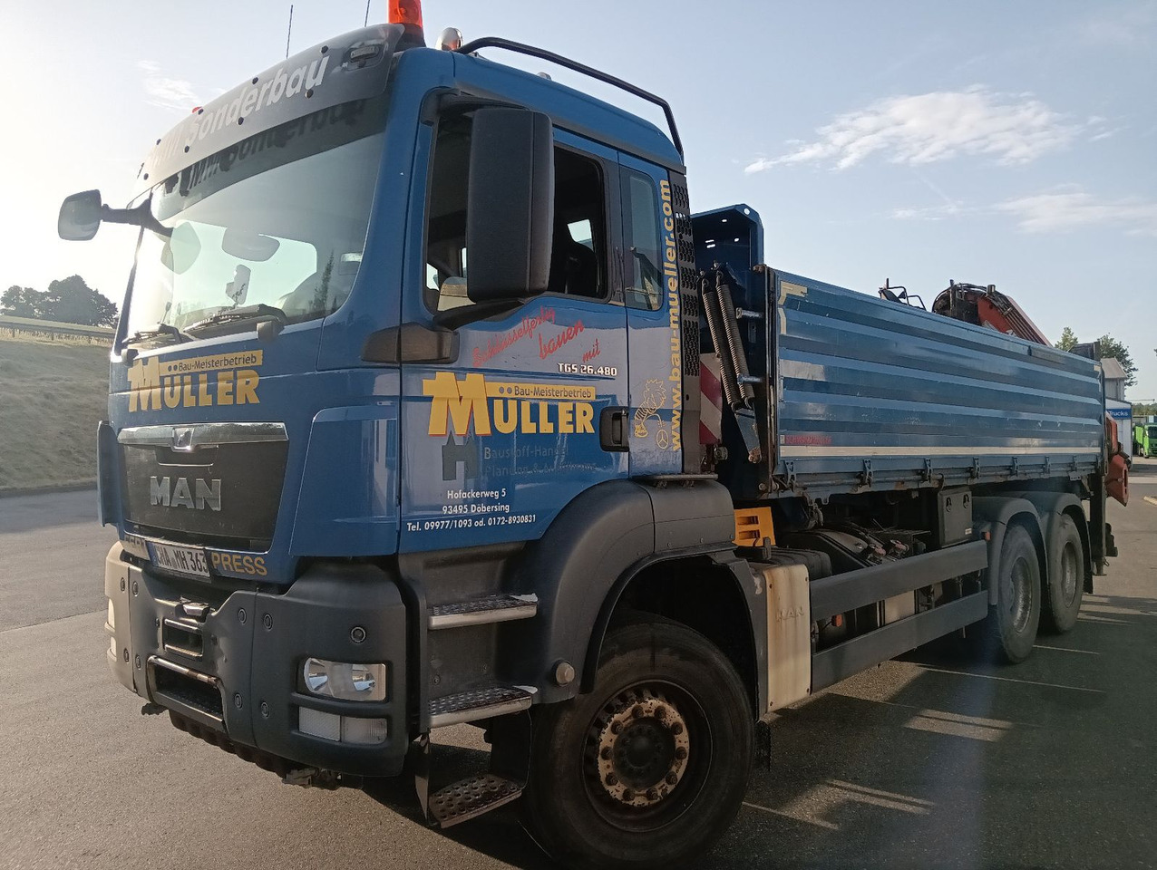 MAN TGS 26:480 6x4 EURO5 ATLAS 240.2E-A4 3-S-Kipper - Самосвал, Автоманипулятор: фото 3 MAN TGS 26:480 6x4 EURO5 ATLAS 240.2E-A4 3-S-Kipper - Самосвал, Автоманипулятор: фото 3