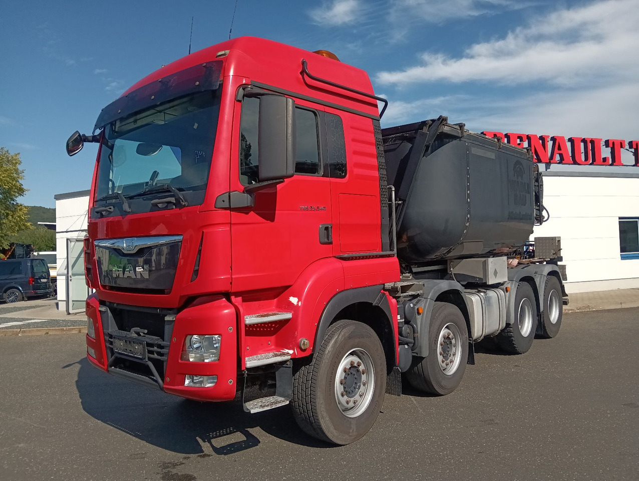 MAN TGS 35:480 8x4BL MEILLER ISO-Teerbirne RETARDER - Самосвал: фото 1 MAN TGS 35:480 8x4BL MEILLER ISO-Teerbirne RETARDER - Самосвал: фото 1