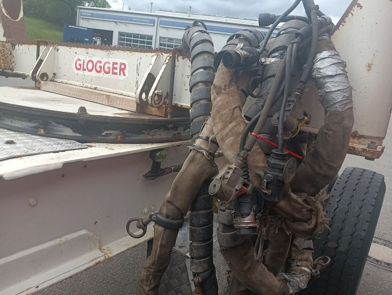 Лесовоз, Автоманипулятор Palfinger EPSILON E250L82 Langholzkran+GLOGGER Aufbau+Anhä: фото 11