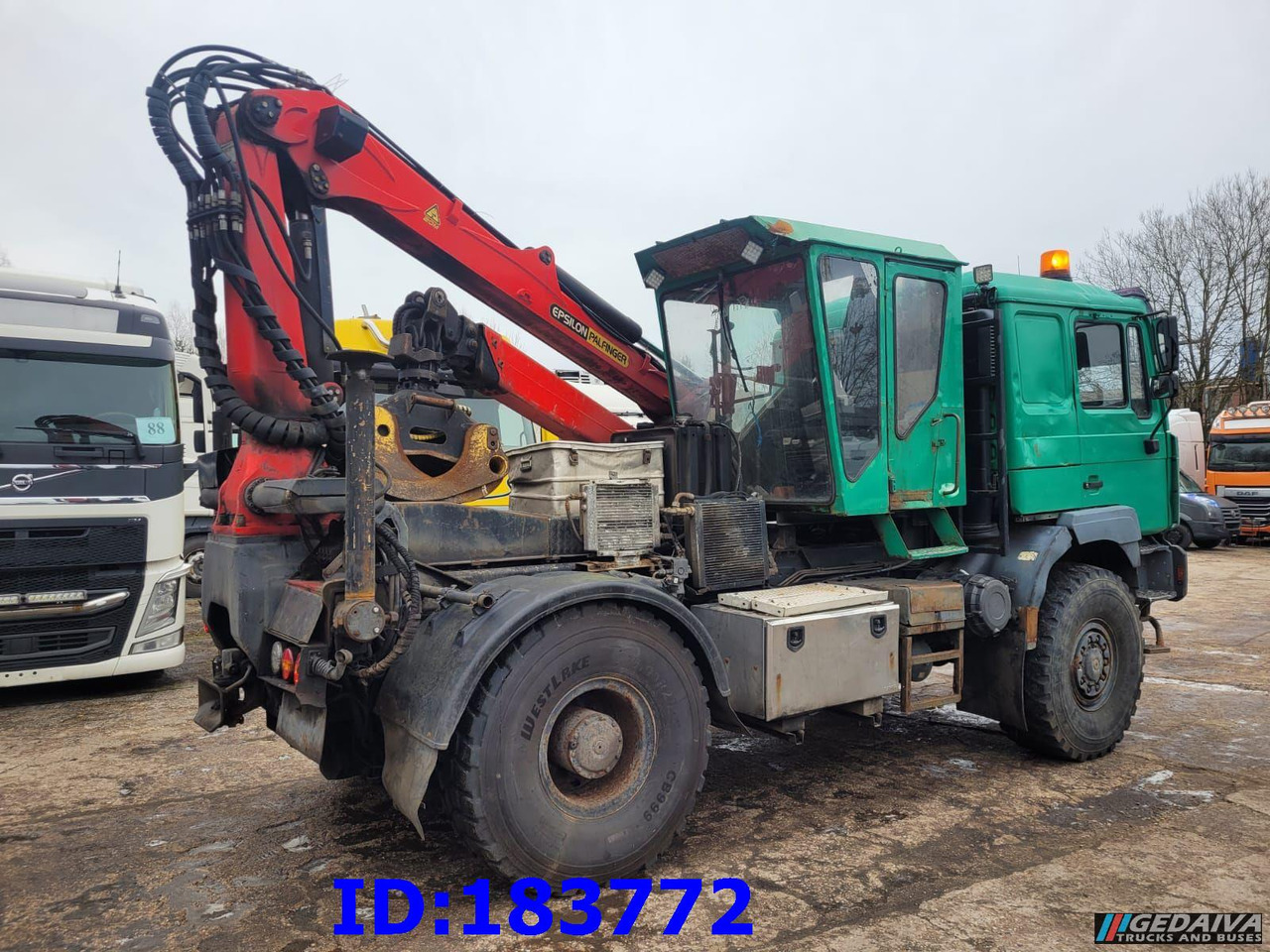MAN 18.410 4x4 + Epsilon Palfinger SRX39 - Лесовоз, Автоманипулятор: фото 5 MAN 18.410 4x4 + Epsilon Palfinger SRX39 - Лесовоз, Автоманипулятор: фото 5