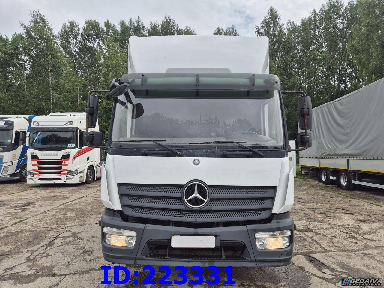 MERCEDES-BENZ Atego 1224 Euro6 (Open side box) - Изотермический грузовик: фото 2 MERCEDES-BENZ Atego 1224 Euro6 (Open side box) - Изотермический грузовик: фото 2