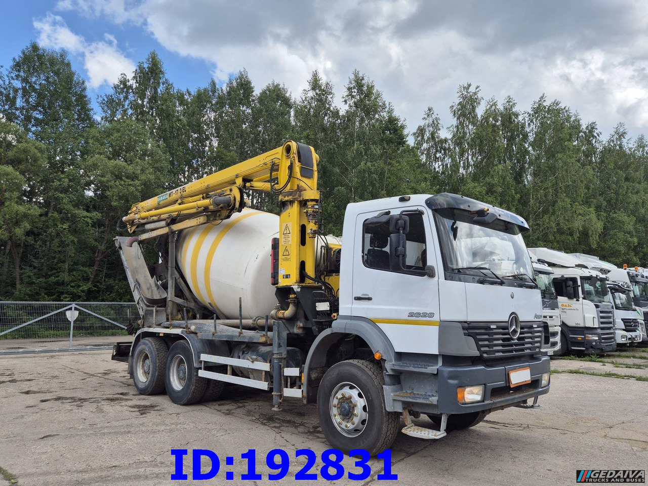 MERCEDES-BENZ Atego 2628 6x4 Schwing 17m 9m3 - Автобетононасос: фото 5 MERCEDES-BENZ Atego 2628 6x4 Schwing 17m 9m3 - Автобетононасос: фото 5