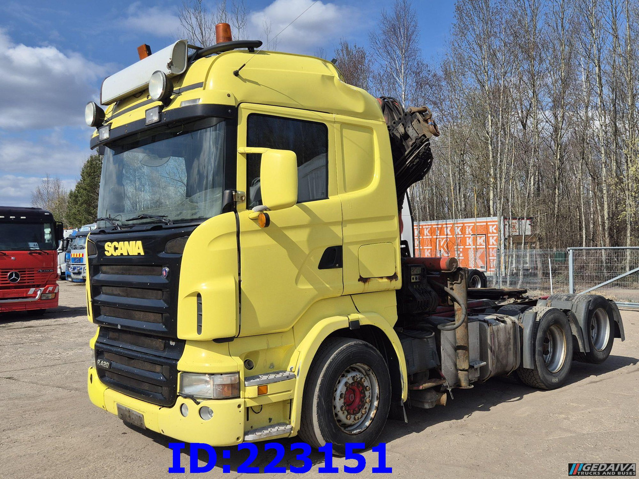 SCANIA R420 6x2 + Crane Palfinger PK23500 - Тягач: фото 1 SCANIA R420 6x2 + Crane Palfinger PK23500 - Тягач: фото 1
