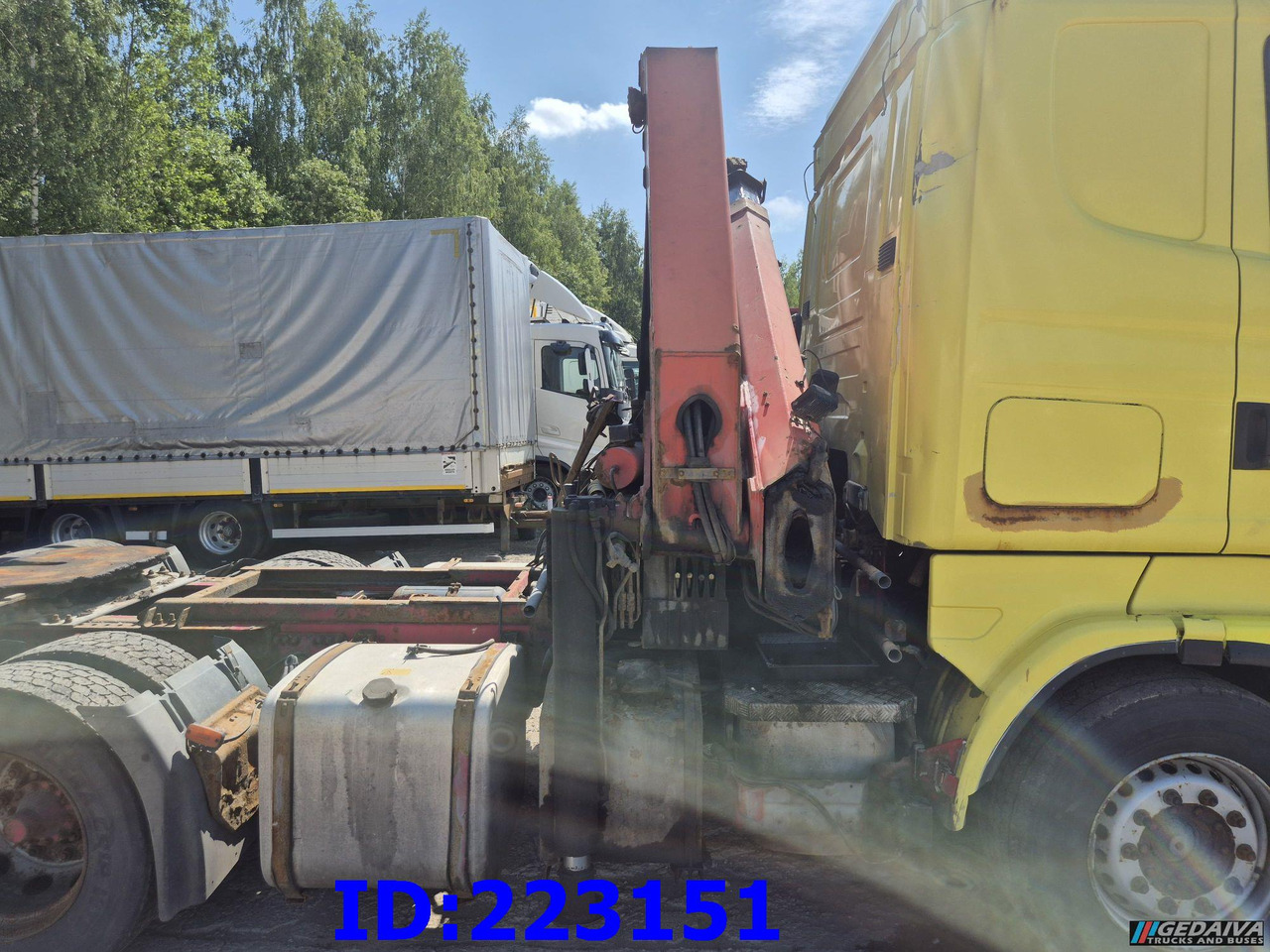 SCANIA R420 6x2 + Crane Palfinger PK23500 + Remote control - Тягач: фото 4 SCANIA R420 6x2 + Crane Palfinger PK23500 + Remote control - Тягач: фото 4