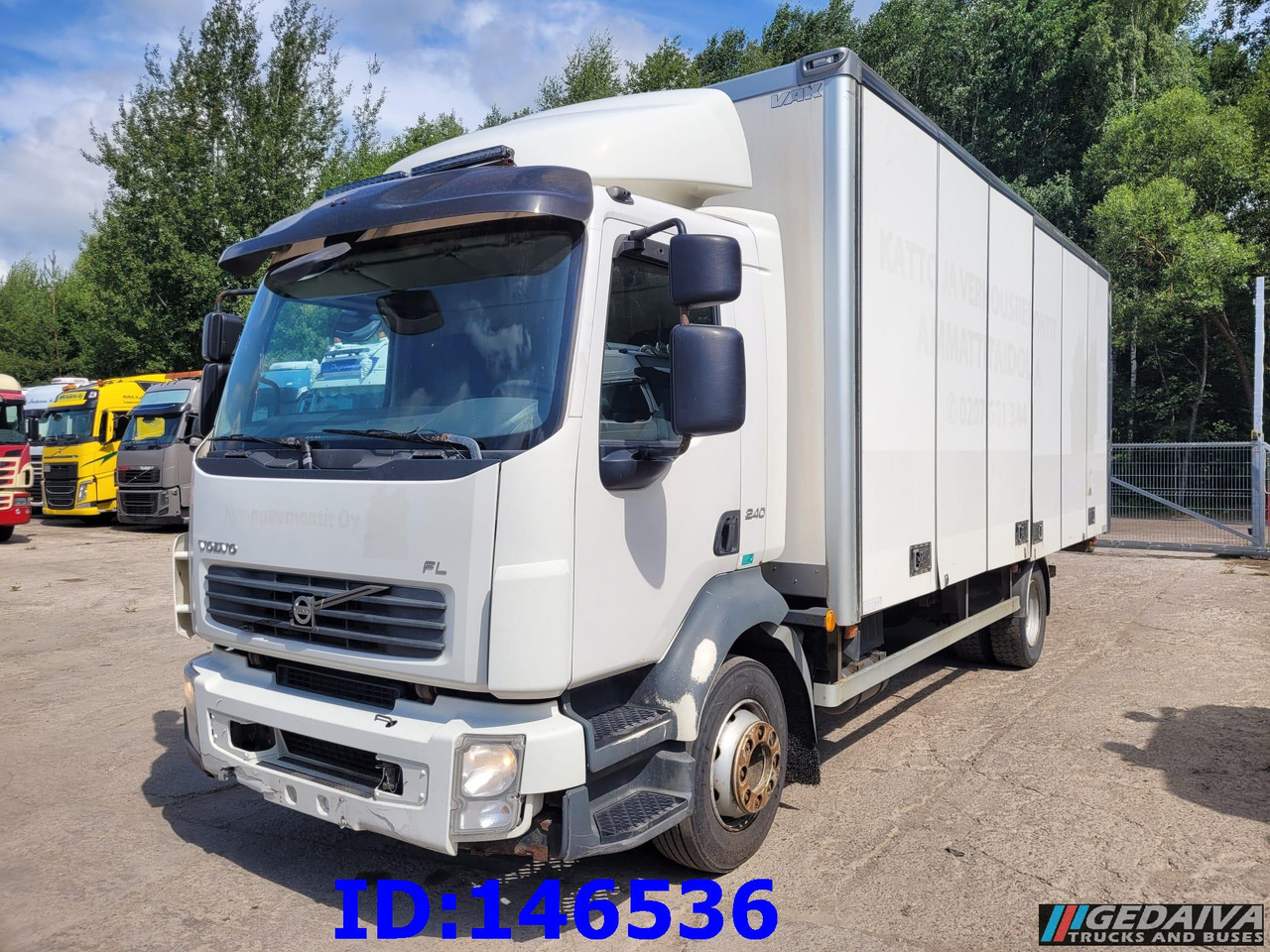 VOLVO FL 240HP - 4x2 - Manual - Euro5 - Грузовик с закрытым кузовом: фото 1 VOLVO FL 240HP - 4x2 - Manual - Euro5 - Грузовик с закрытым кузовом: фото 1