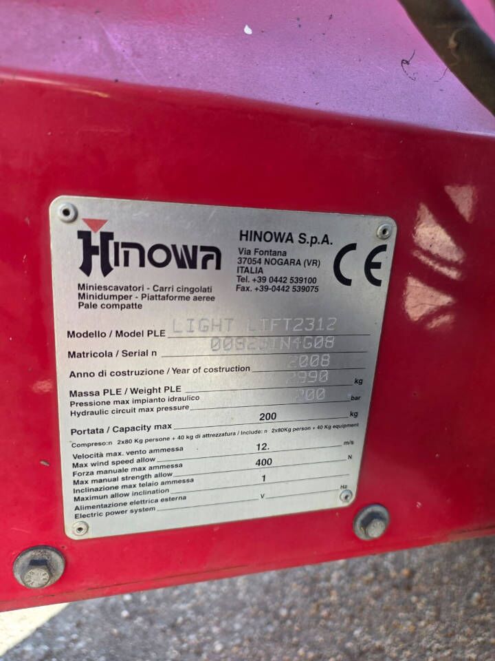 HINOWA Light Lift 23.12 - Спайдер-вышка: фото 2 HINOWA Light Lift 23.12 - Спайдер-вышка: фото 2