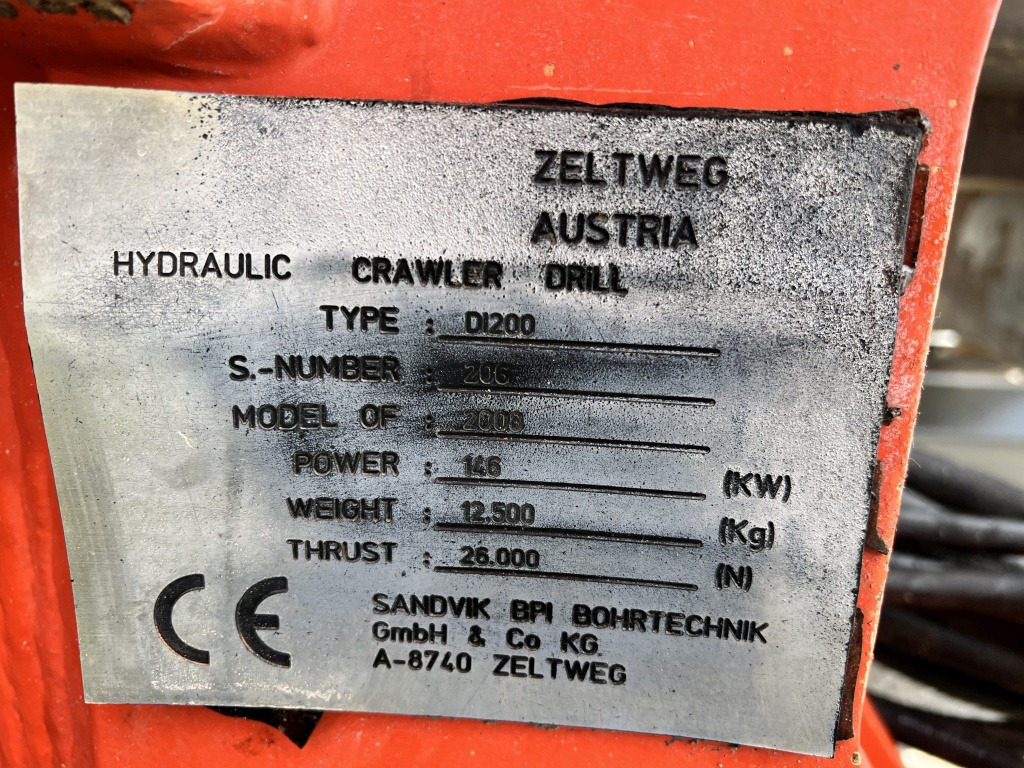 Гидромолот Sandvik DI 200 (111633): фото 11