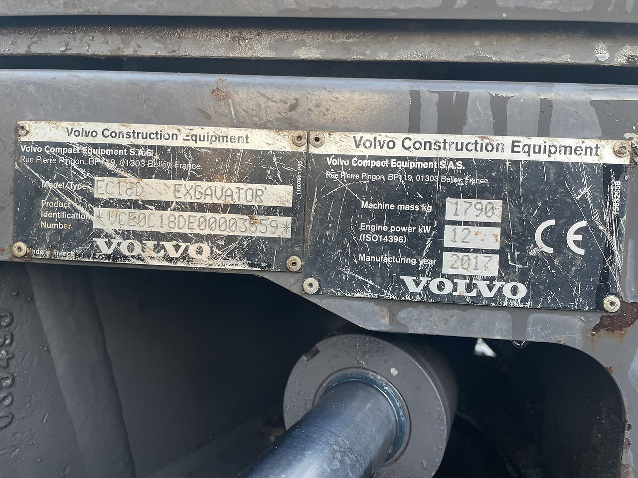 Volvo EC18D лизинг Volvo EC18D: фото 11