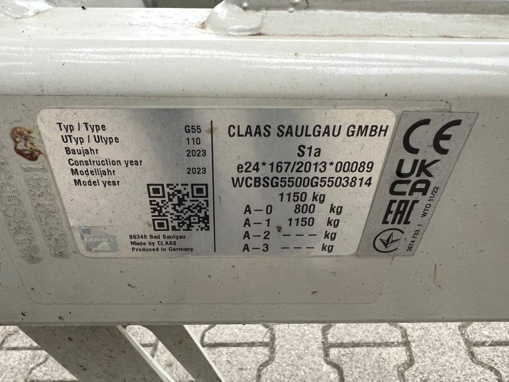 Сеноворошилка Claas Volto 1100 T: фото 6