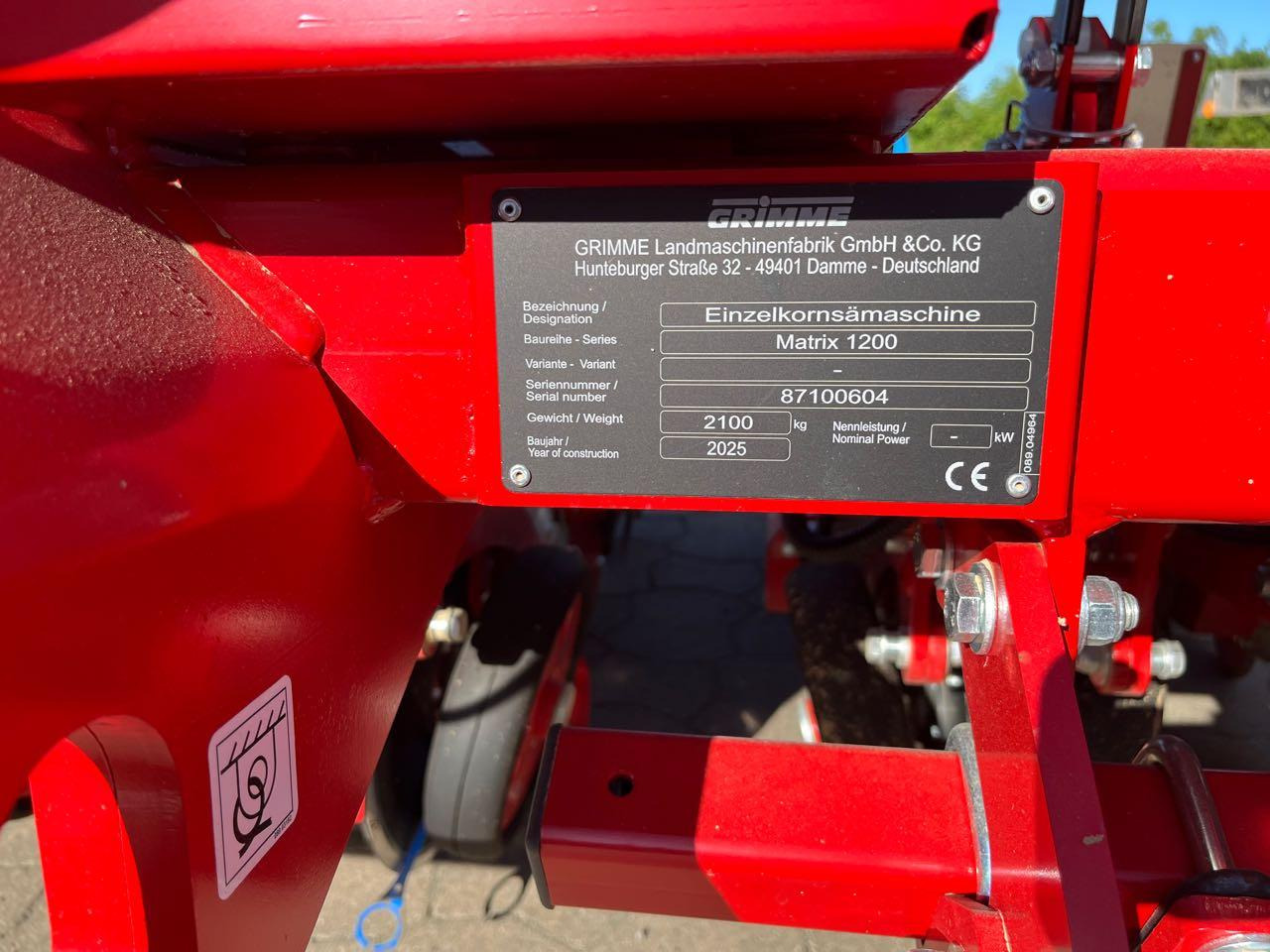 Grimme Matrix 1200 - Сеялка точного высева: фото 2 Grimme Matrix 1200 - Сеялка точного высева: фото 2