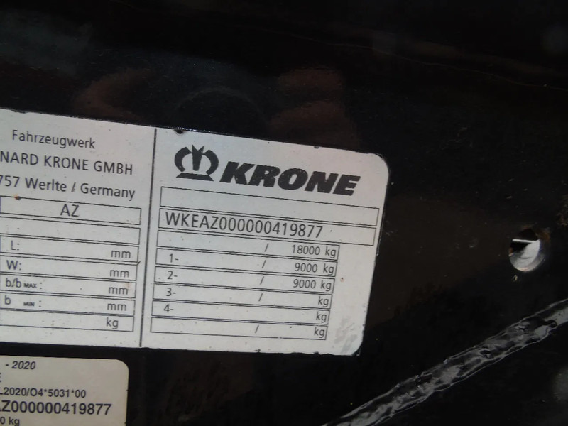 Krone 2 AXLE BPW + BDF SYSTEM - Прицеп-контейнеровоз/ Сменный кузов: фото 4 Krone 2 AXLE BPW + BDF SYSTEM - Прицеп-контейнеровоз/ Сменный кузов: фото 4