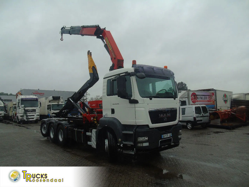 MAN TGS 35.440 + PALFINGER 24500 + 8X4 + EURO 5 + REMOTE - Крюковой мультилифт, Автоманипулятор: фото 1 MAN TGS 35.440 + PALFINGER 24500 + 8X4 + EURO 5 + REMOTE - Крюковой мультилифт, Автоманипулятор: фото 1