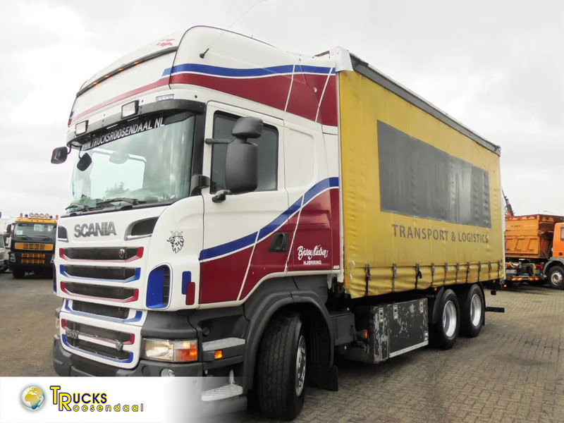 Scania R500 V8 + Euro 5 + Retarder + Lift + 6x2 - Тентованный грузовик: фото 1 Scania R500 V8 + Euro 5 + Retarder + Lift + 6x2 - Тентованный грузовик: фото 1