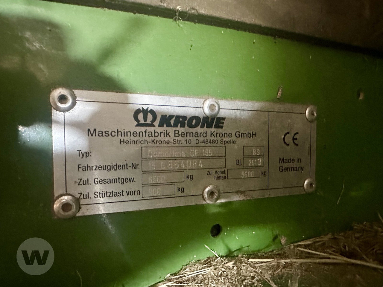 Krone Comprima CF 155 XC - Пресс-подборщик рулонный: фото 2 Krone Comprima CF 155 XC - Пресс-подборщик рулонный: фото 2