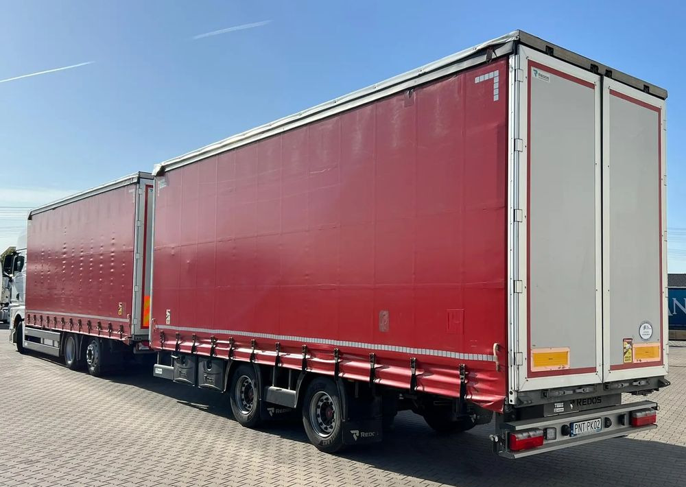 MAN TGX 26.470 z przyczepą Redos - Тентованный грузовик: фото 4 MAN TGX 26.470 z przyczepą Redos - Тентованный грузовик: фото 4