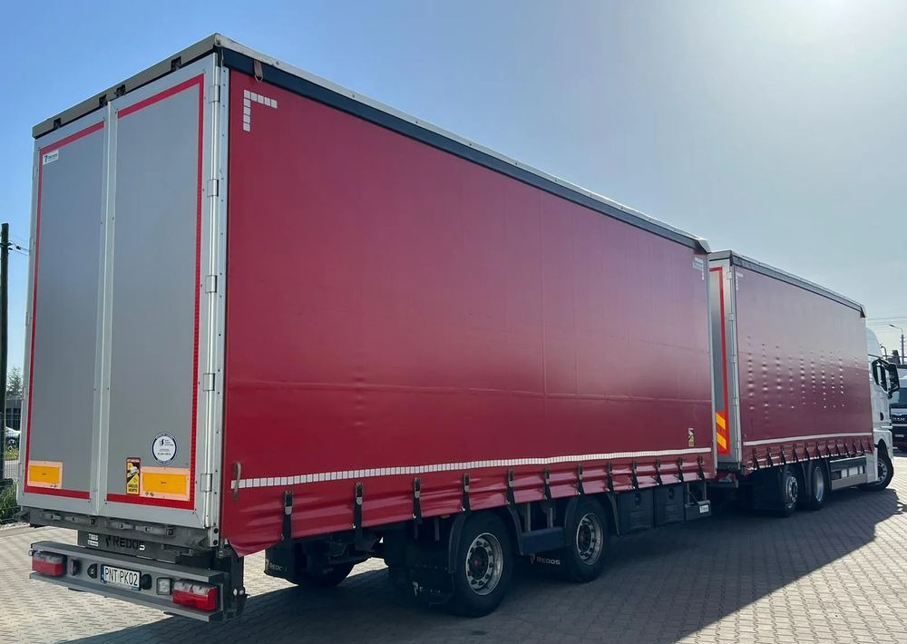 MAN TGX 26.470 z przyczepą Redos - Тентованный грузовик: фото 5 MAN TGX 26.470 z przyczepą Redos - Тентованный грузовик: фото 5