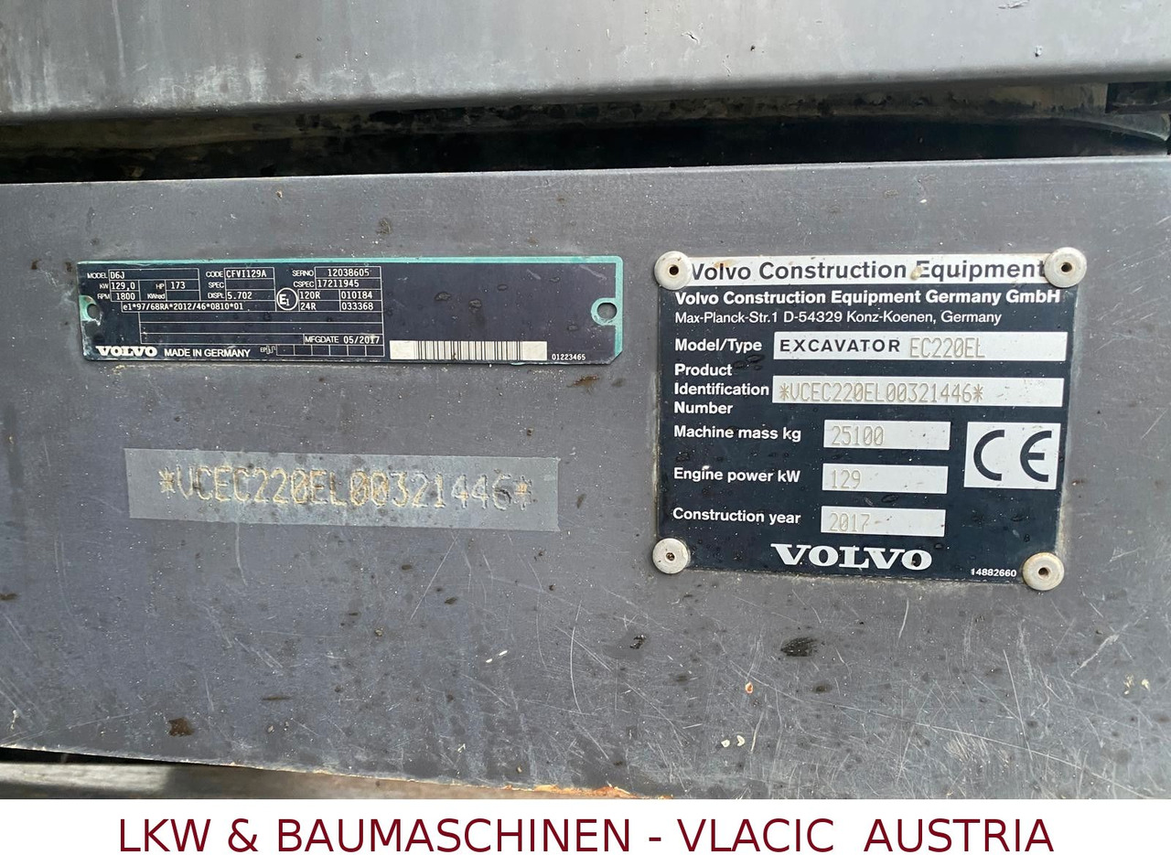 Гусеничный экскаватор Volvo EC 220 EL: фото 18 Гусеничный экскаватор Volvo EC 220 EL: фото 18