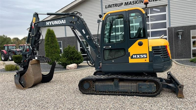 Мини-экскаватор Hyundai HX55 Med Hydrema skifte og centralsmørring og grab: фото 13 Мини-экскаватор Hyundai HX55 Med Hydrema skifte og centralsmørring og grab: фото 13