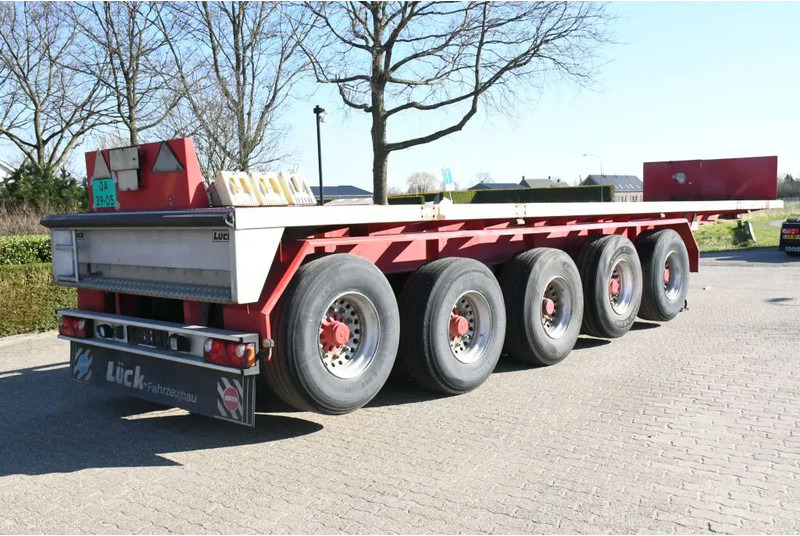 LUECK SPR75/5 5 achse BALLAST TRAILER 3x STEERAXLE!! - Полуприцеп бортовой/ Платформа: фото 5 LUECK SPR75/5 5 achse BALLAST TRAILER 3x STEERAXLE!! - Полуприцеп бортовой/ Платформа: фото 5