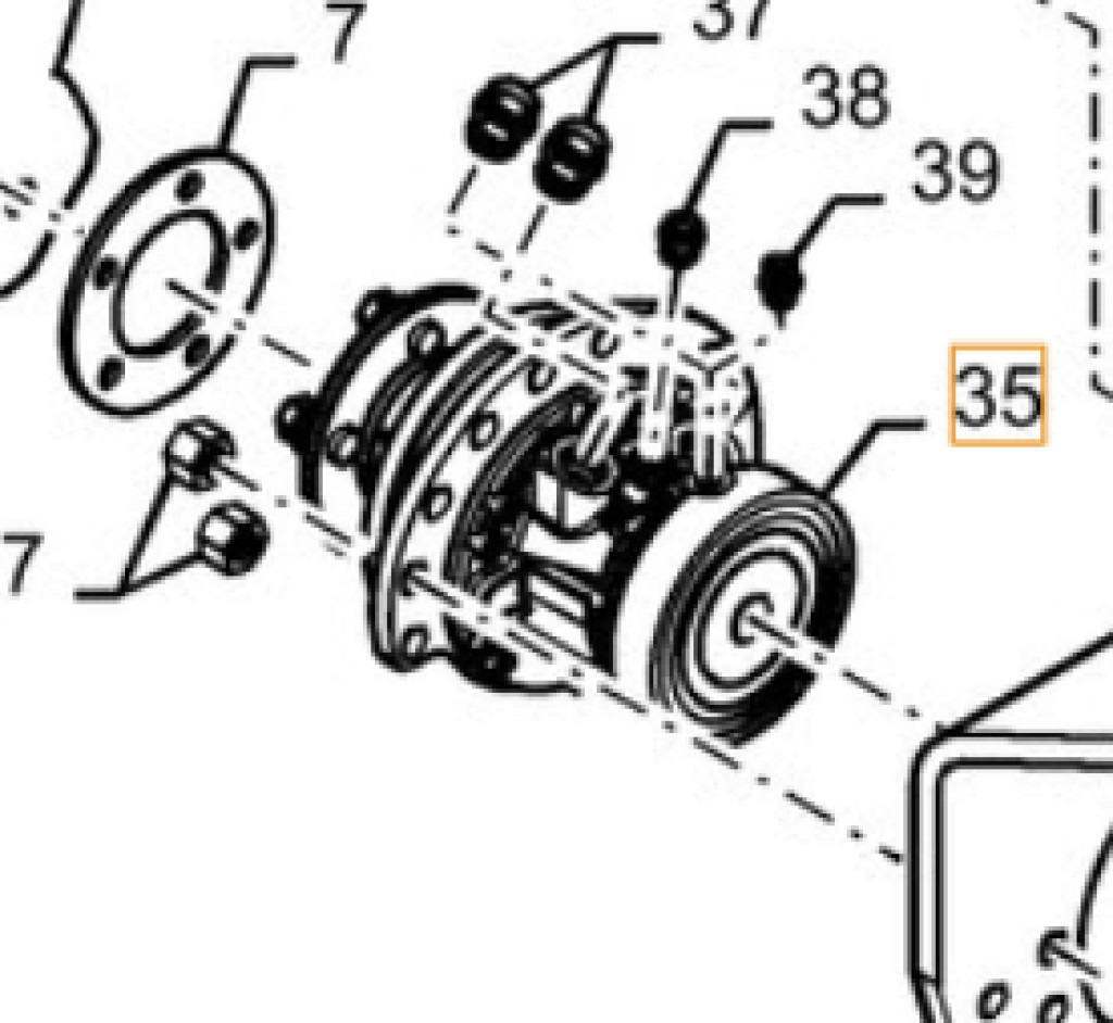 Case 47419139 - Гидравлический мотор для Сельскохозяйственной техники: фото 1 Case 47419139 - Гидравлический мотор для Сельскохозяйственной техники: фото 1