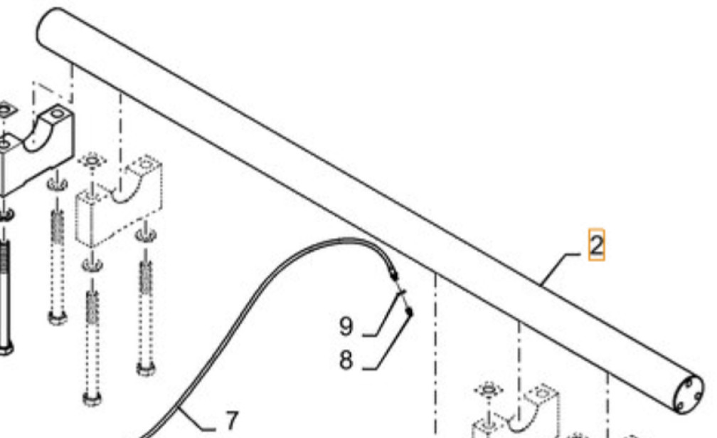 Case 48010044 - Приводный вал для Строительной техники: фото 1 Case 48010044 - Приводный вал для Строительной техники: фото 1
