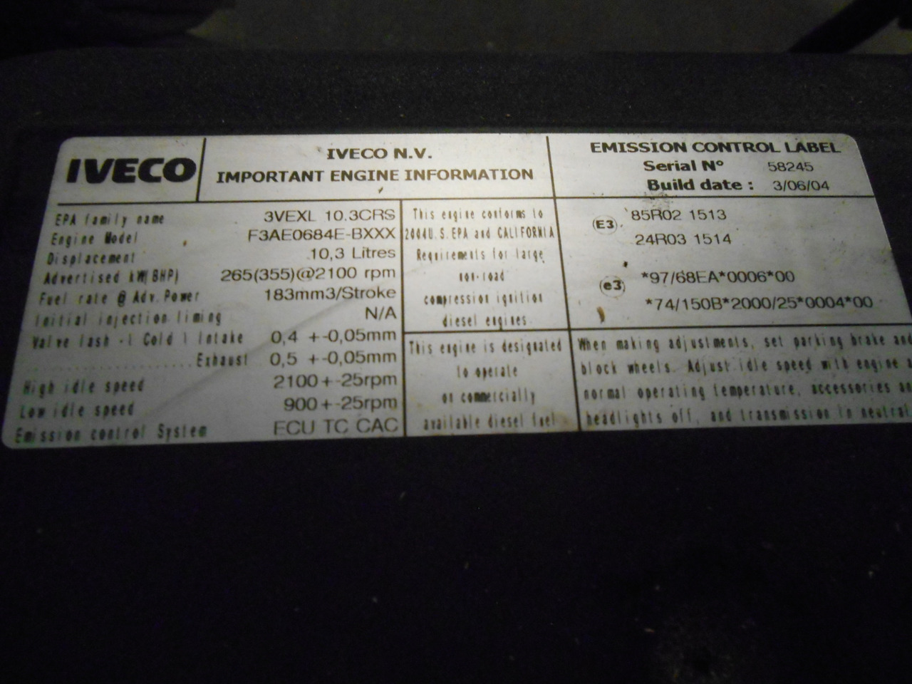 Новый Двигатель для Строительной техники New Holland 84819474 - F3A E0684E*B006: фото 9