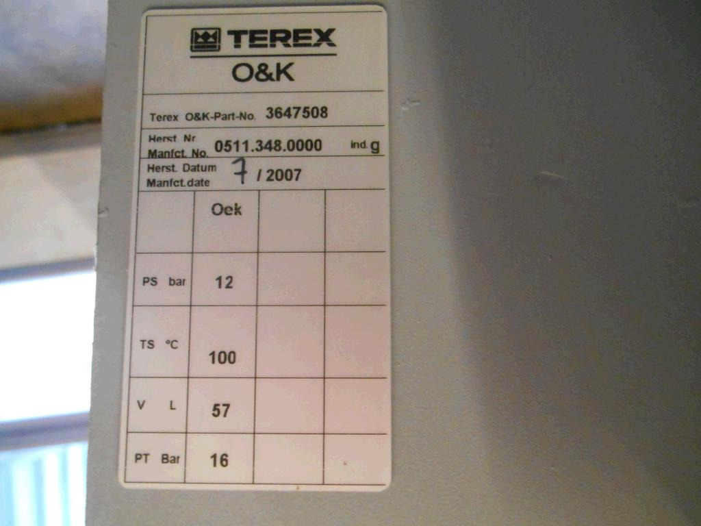 Terex O&K 3647508 - Масляный радиатор для Строительной техники: фото 5 Terex O&K 3647508 - Масляный радиатор для Строительной техники: фото 5