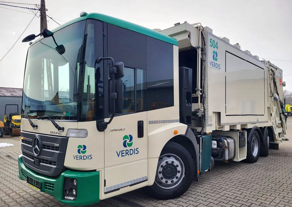 Mercedes-Benz Econic 2630 dwukomorowa - Мусоровоз: фото 1 Mercedes-Benz Econic 2630 dwukomorowa - Мусоровоз: фото 1