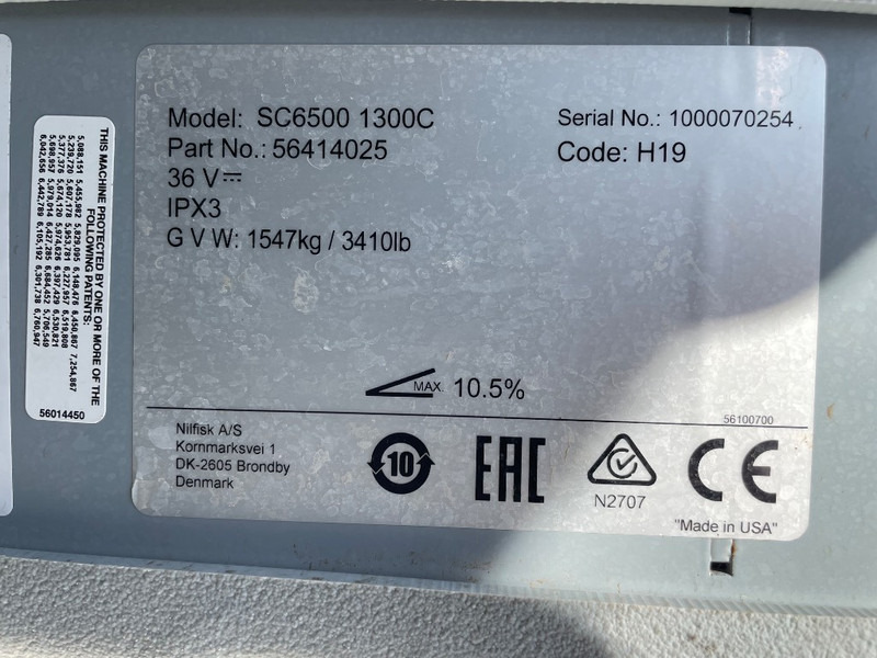 Nilfisk SC 6500 1300C - Подметально-уборочная машина: фото 3 Nilfisk SC 6500 1300C - Подметально-уборочная машина: фото 3