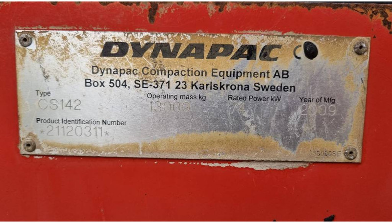 Каток Dynapac CS142, Vält: фото 14