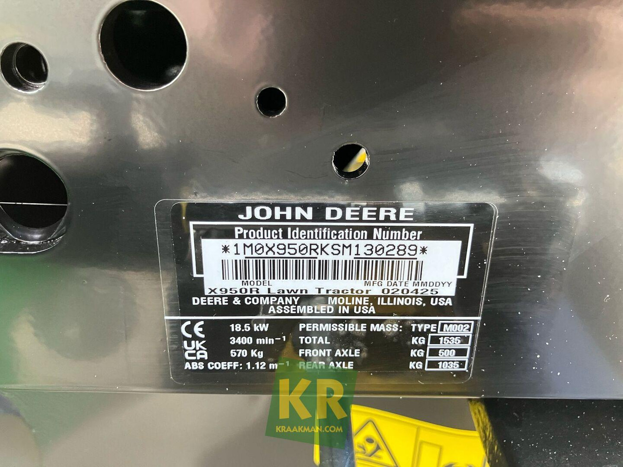 John Deere X950R - Газонокосилка: фото 3 John Deere X950R - Газонокосилка: фото 3