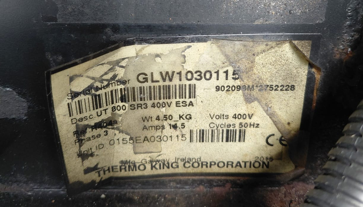 Thermo King UT-800 – GLW1030115 - Холодильная установка: фото 2 Thermo King UT-800 – GLW1030115 - Холодильная установка: фото 2