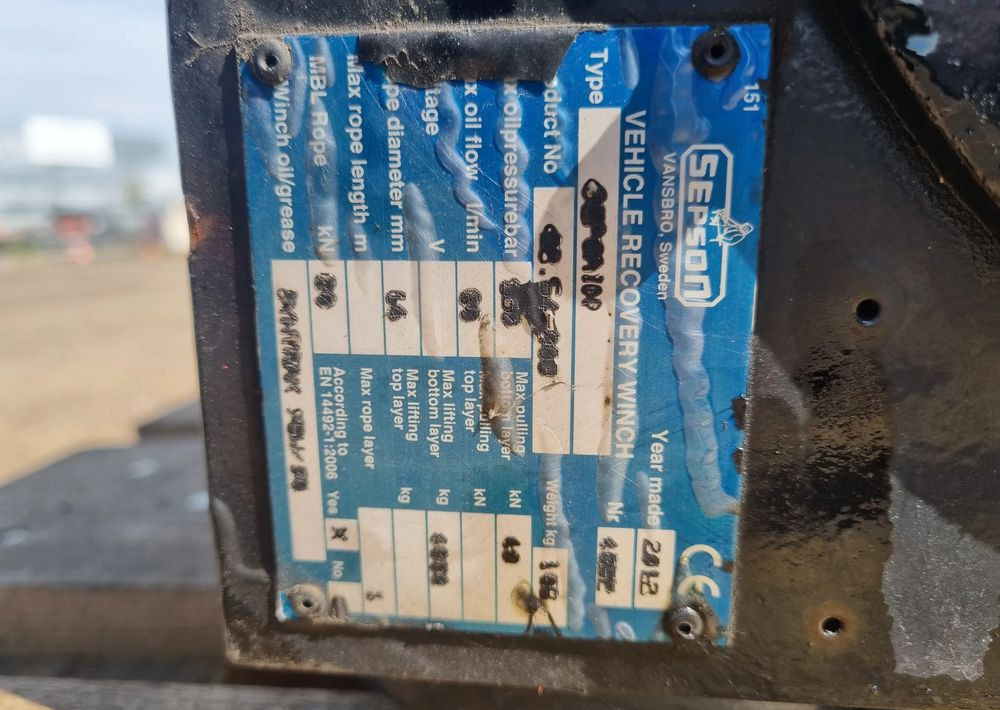 Wciągarka Sepson hydrauliczna - Запчасти: фото 5 Wciągarka Sepson hydrauliczna - Запчасти: фото 5