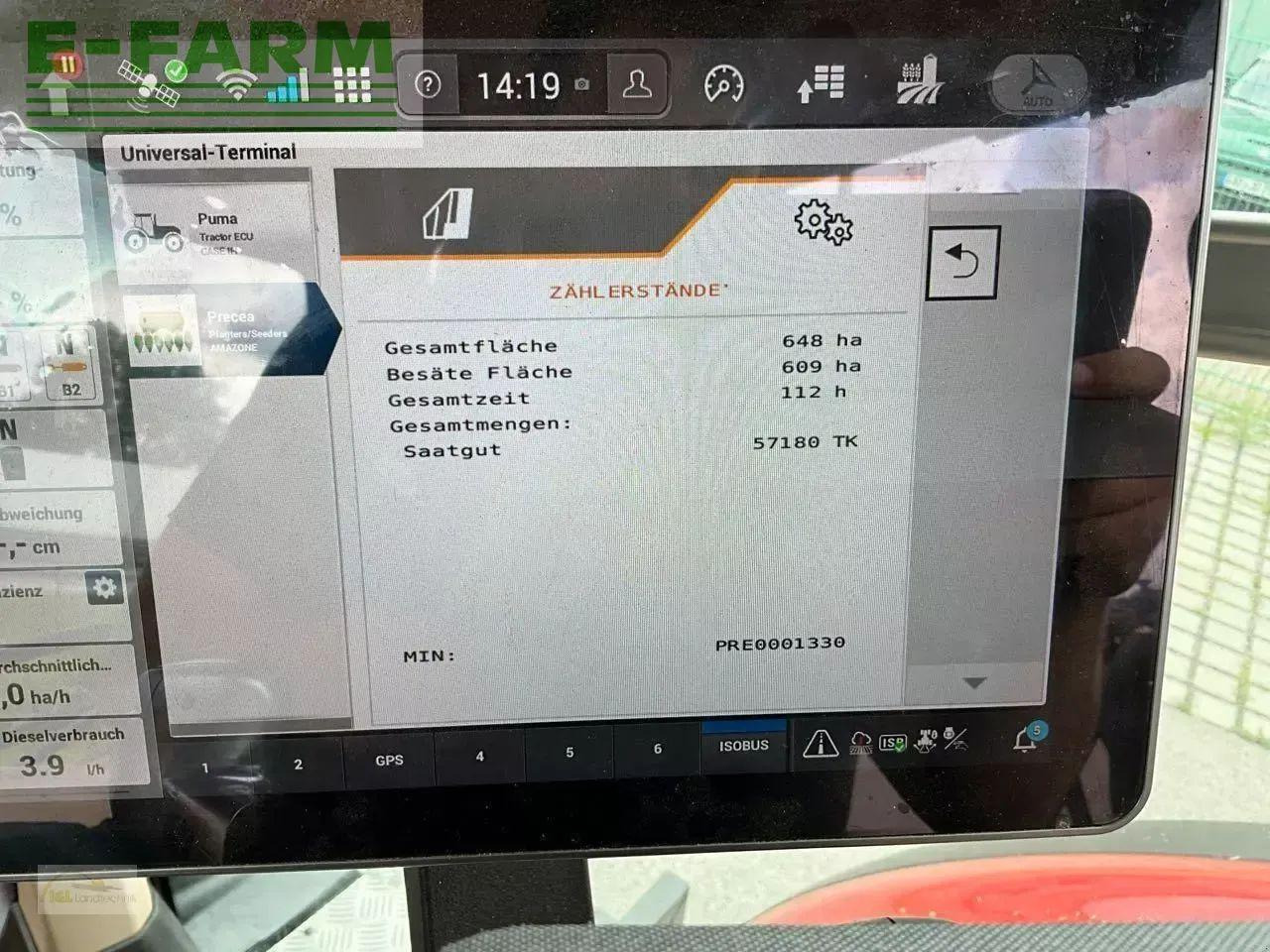 Сеялка точного высева Amazone precea 6000-2 fcc su: фото 8