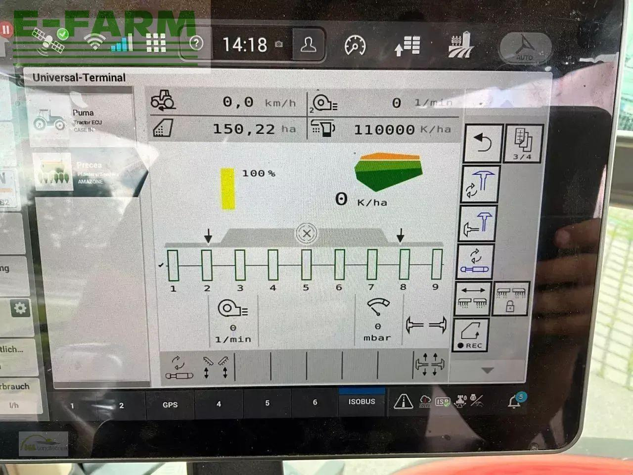 Сеялка точного высева Amazone precea 6000-2 fcc su: фото 7