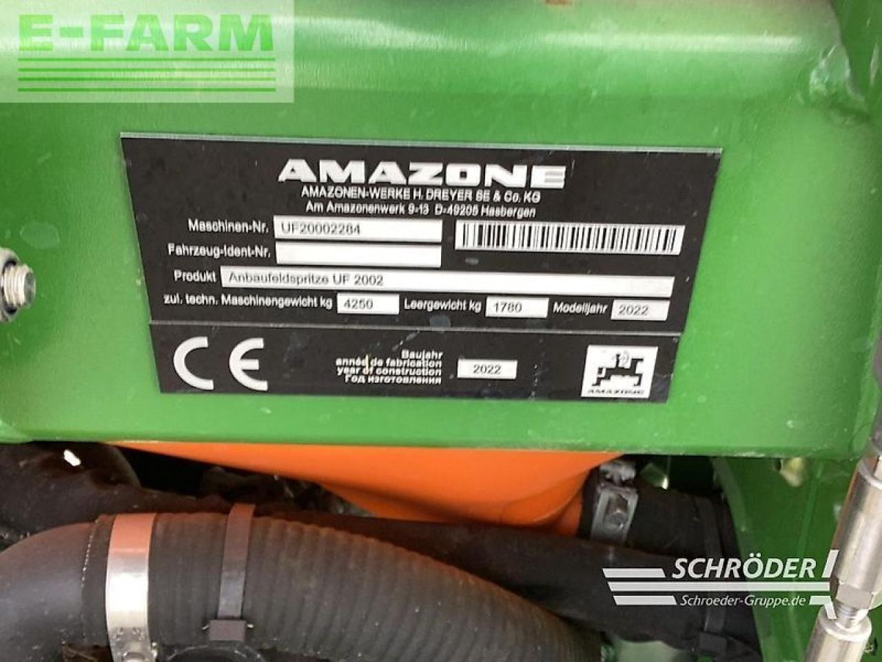 Amazone uf 2002 - top ausstattung ! - Прицепной опрыскиватель: фото 2 Amazone uf 2002 - top ausstattung ! - Прицепной опрыскиватель: фото 2