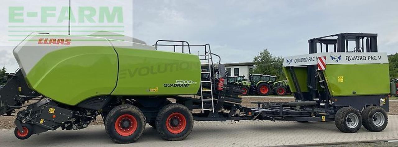 CLAAS 5200 evolution fc tandem inkl. quadro pack v - Пресс-подборщик тюковый: фото 1 CLAAS 5200 evolution fc tandem inkl. quadro pack v - Пресс-подборщик тюковый: фото 1