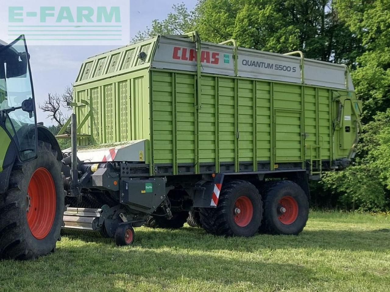 CLAAS quantum 5500 s - Сельскохозяйственный прицеп-самосвал: фото 1 CLAAS quantum 5500 s - Сельскохозяйственный прицеп-самосвал: фото 1