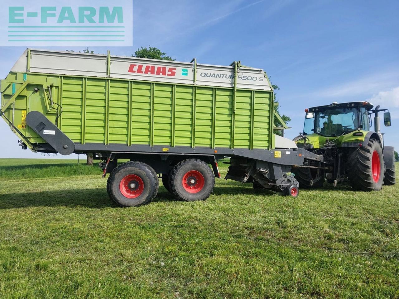 CLAAS quantum 5500 s - Сельскохозяйственный прицеп-самосвал: фото 4 CLAAS quantum 5500 s - Сельскохозяйственный прицеп-самосвал: фото 4