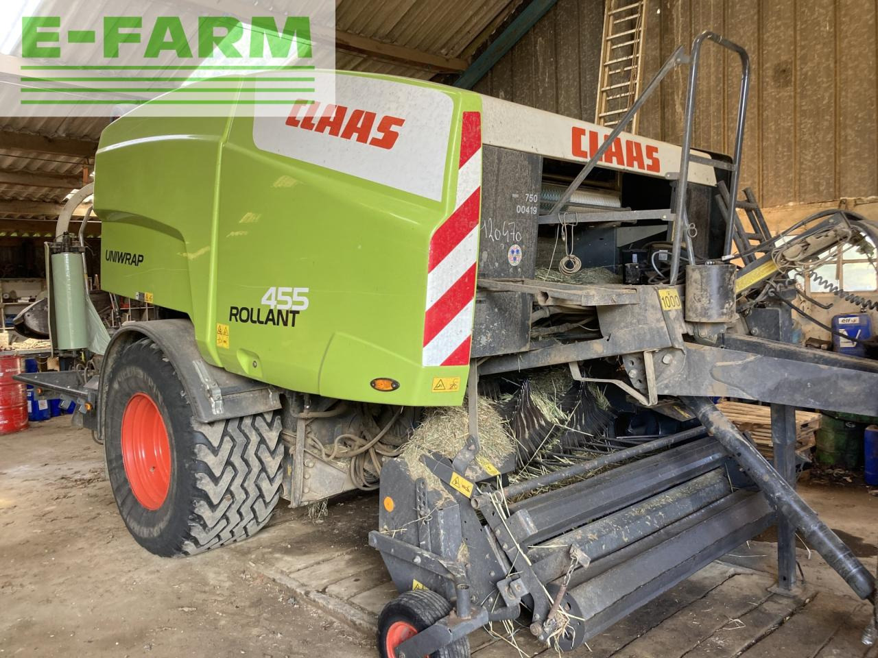 CLAAS rollant 455 rc uniwrap - Пресс-подборщик тюковый: фото 1 CLAAS rollant 455 rc uniwrap - Пресс-подборщик тюковый: фото 1