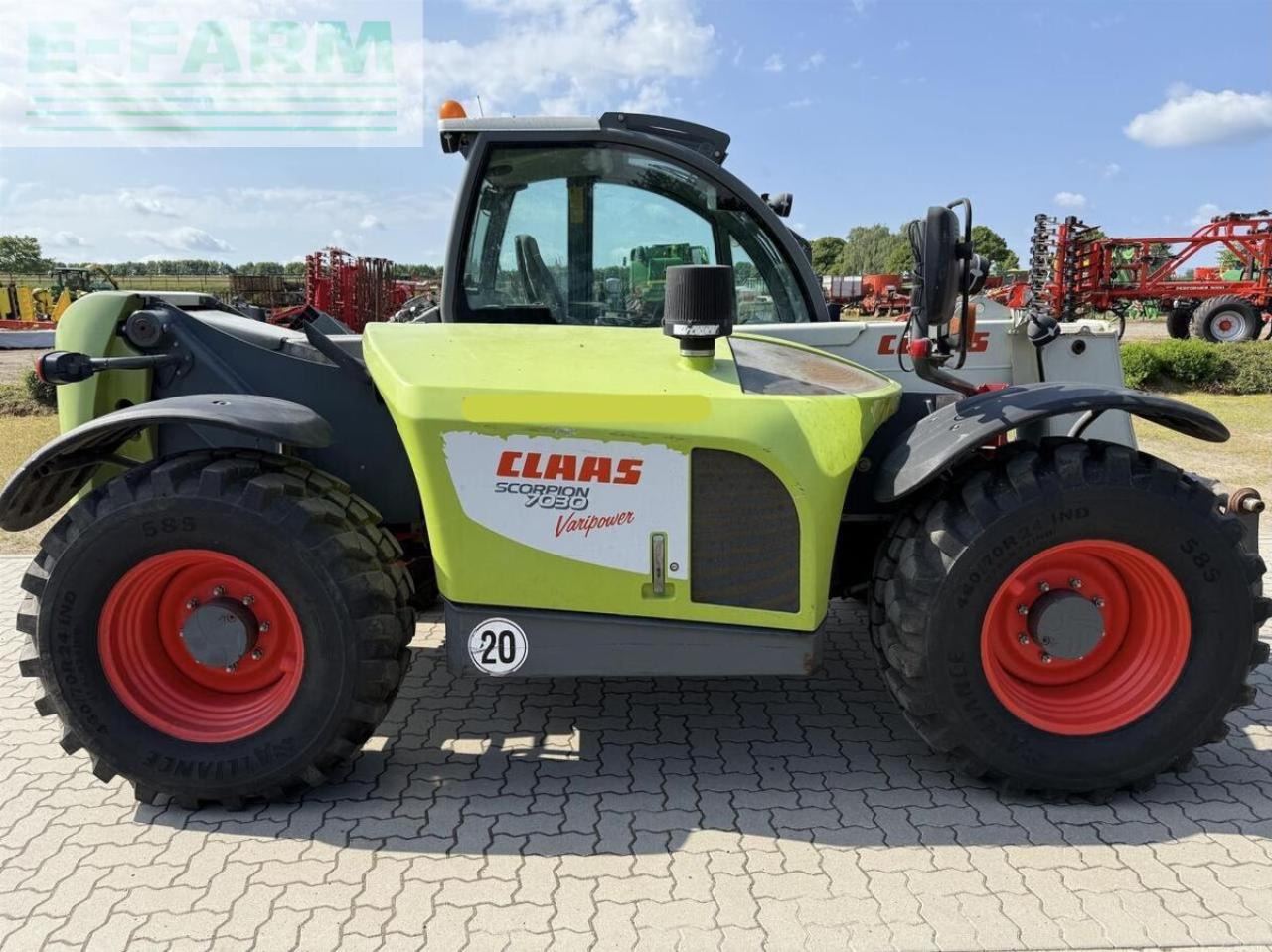 Телескопический погрузчик CLAAS scorpion 7030 variopower: фото 6