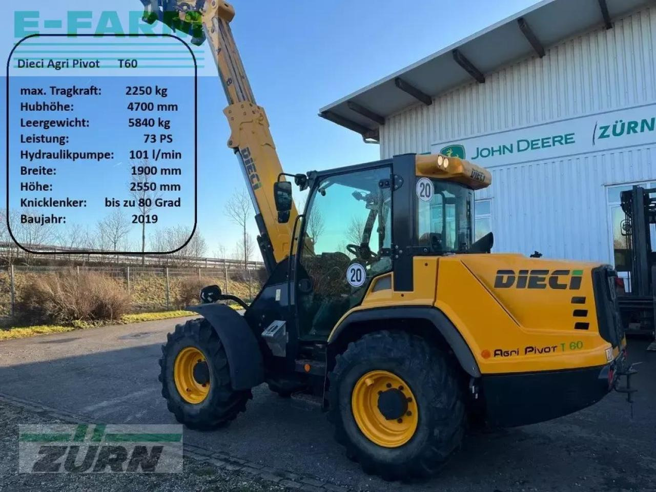 Dieci agri pivot t60 teleskopradlader - Мини-экскаватор: фото 1 Dieci agri pivot t60 teleskopradlader - Мини-экскаватор: фото 1