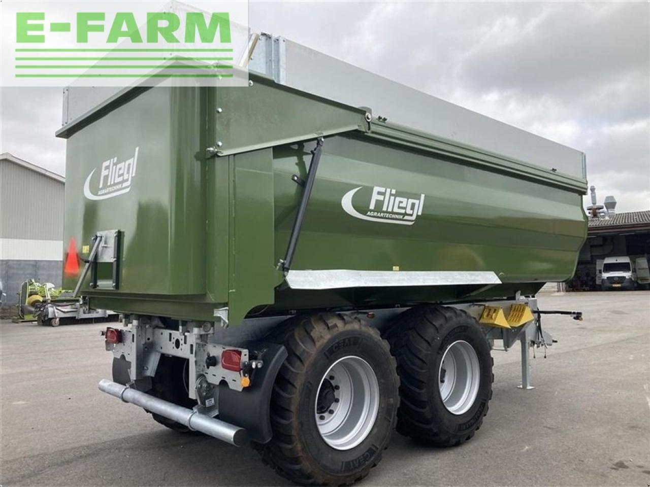 Fliegl tmk 264 fox profi m/400 mm kornoverbygning - Сельскохозяйственный прицеп-самосвал: фото 4 Fliegl tmk 264 fox profi m/400 mm kornoverbygning - Сельскохозяйственный прицеп-самосвал: фото 4