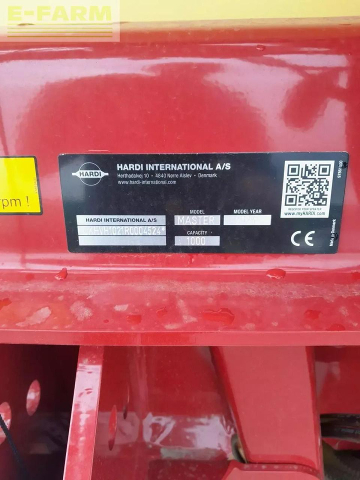 Hardi master - Прицепной опрыскиватель: фото 4 Hardi master - Прицепной опрыскиватель: фото 4