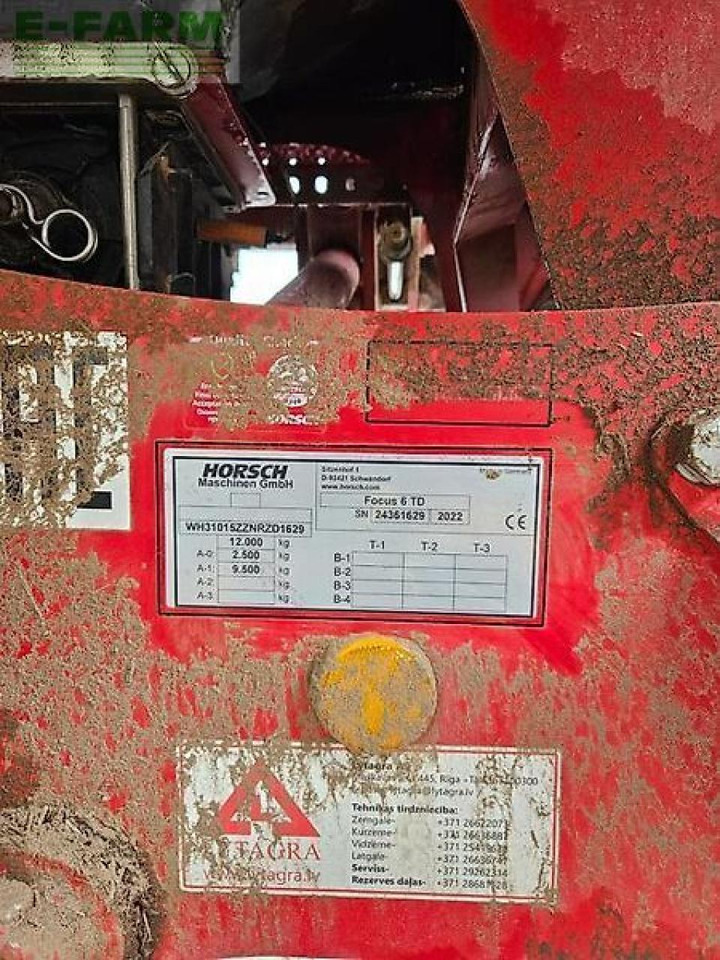 Horsch focus 6 td - Сеялка: фото 5 Horsch focus 6 td - Сеялка: фото 5