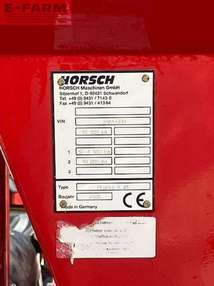 Horsch pronto 6 as *mit saatflusskontrolle* - Сеялка: фото 2 Horsch pronto 6 as *mit saatflusskontrolle* - Сеялка: фото 2
