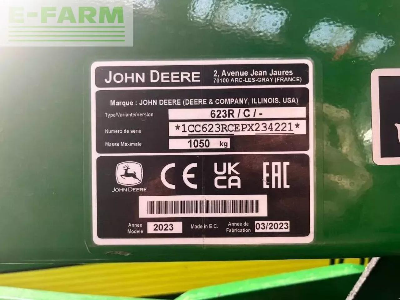 Трактор John Deere 6120 m: фото 6
